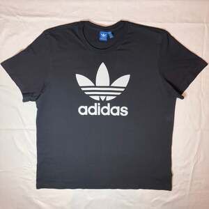 adidas Originals Men's Adicolor Classics Trefoil Tee - Black 2X